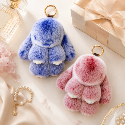 🐰 Handcrafted Soft Bunny Charm: Adorable Plush Rabbit Ornament 🎀