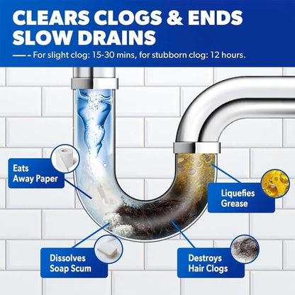 🏆Flash Sale⚡ 50K+ 🌈Strength Drain Cleaner Powerful Pipe Dredging Agent 🧼