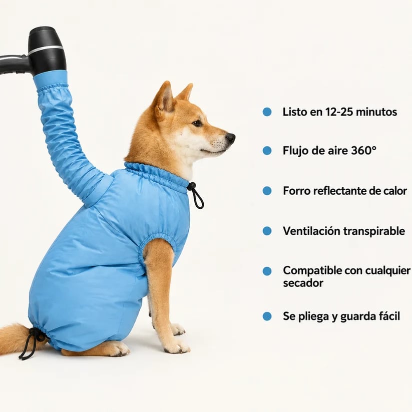Pet Bath Quick-Dry Drying Bag – Universal for Dogs & Cats, Non-Electric