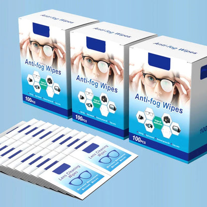 🔥Buy 2 Get 1 Free🔥Anti-Fog Lens Wipes(100 Pcs)