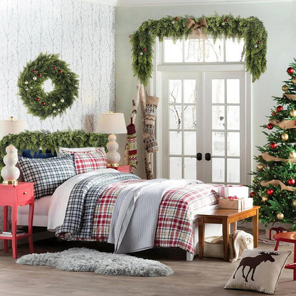 🏆2025 Super Value Se💥6 FT Artificial Cedar Garlands –Realistic Touch Winter Greenery