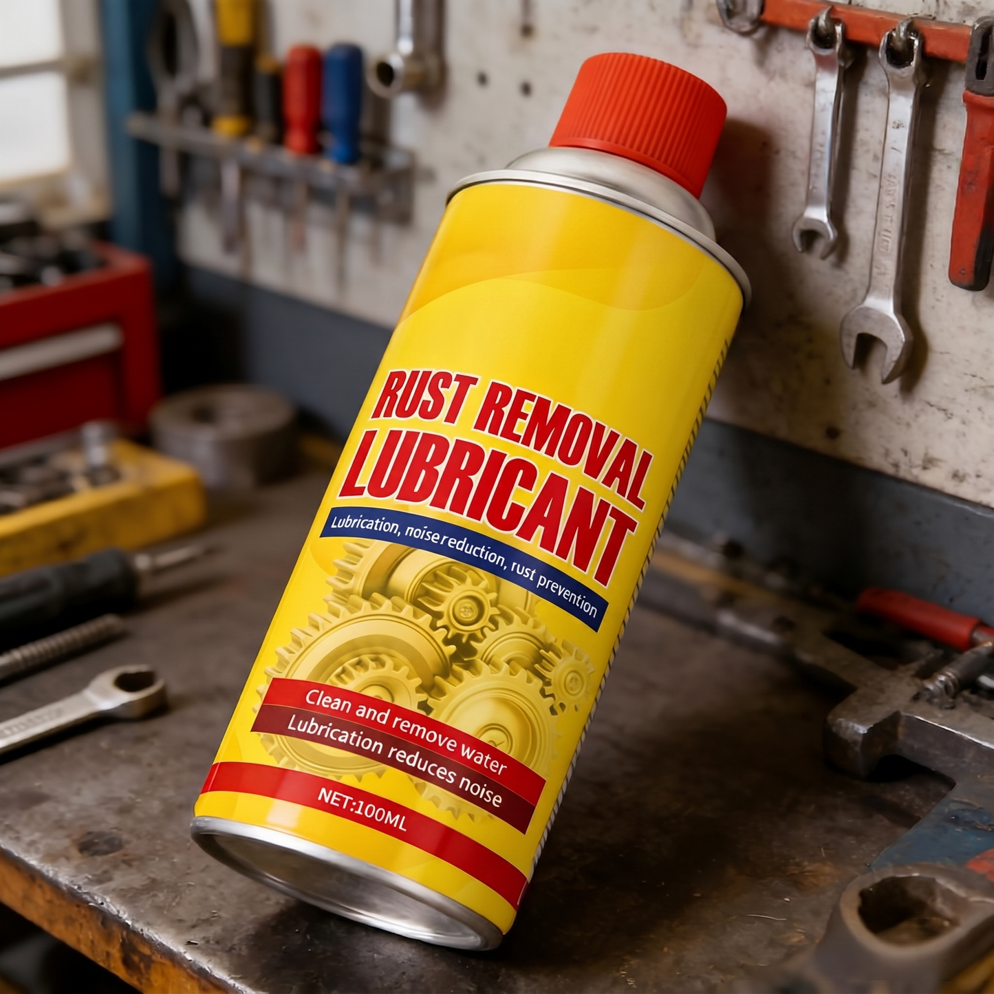 🧽 Rust Remover Spray | Gentle Metal Cleaner for Machine Parts, Rust Removal & Shine Restoration