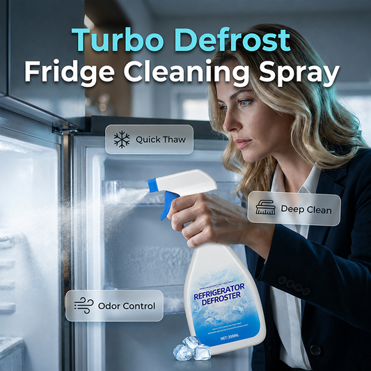 🔥❄️Extra-Large Capacity Refrigerator De-Icing Spray – One Bottle Works Like Three