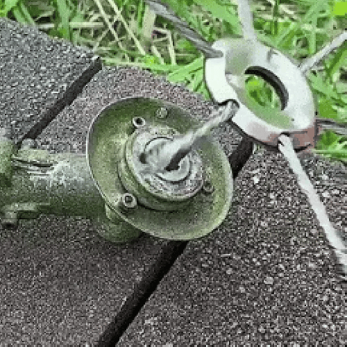 🌿 Steel Wire Trimmer Head – Heavy-Duty Weed Cutting Power ✨