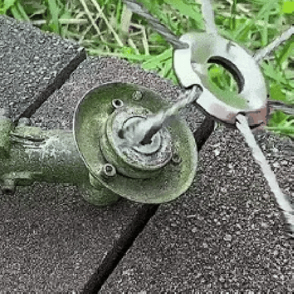 🌿 Steel Wire Trimmer Head – Heavy-Duty Weed Cutting Power ✨