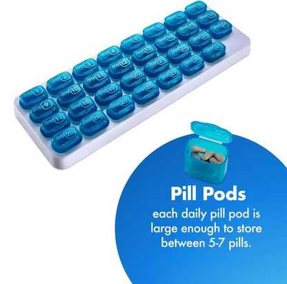 💊✨ Monthly Pill Organizer Storage – Stay Organized, Stay Healthy