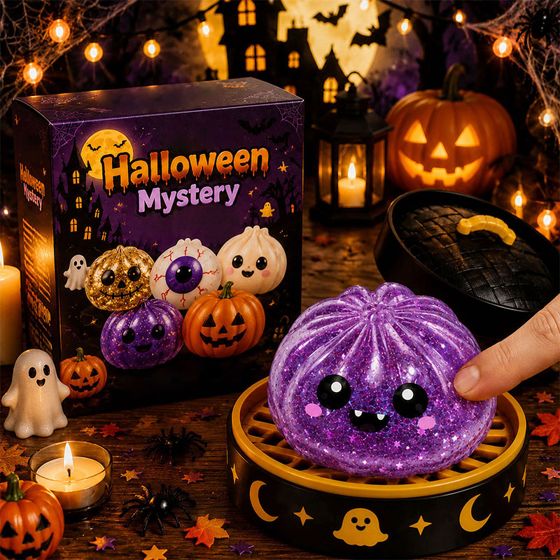 🎃 Halloween Steamer Dumpling Squishy Blind Box | 🔥🔥The Toy Everyone Will Ask About