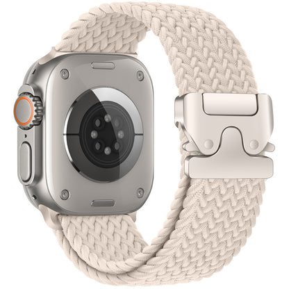 ⌚Apple Watch Parachute-Buckle Woven Nylon Loop Band🏃