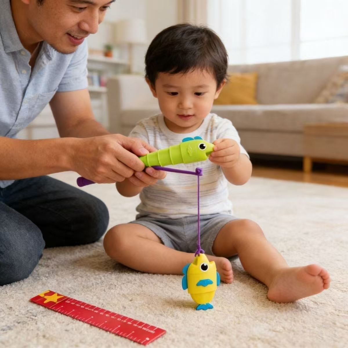 🎣Retractable Fish Toy Set🎯The Fast-Paced Fishing Game Kids Can't Put Down