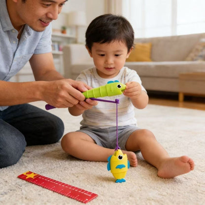 🎣Retractable Fish Toy Set🎯The Fast-Paced Fishing Game Kids Can't Put Down