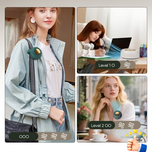 ❄️"Little Whirlwind" Clip-on Waist & Neck Fan👕