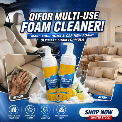 🥳2026 HOT SALE💥Heavy Duty 4 in 1 Multi Enzyme Foam Cleaner Spray ✨🫧Deep Clean Car, Kitchen, Bathroom & Sofa