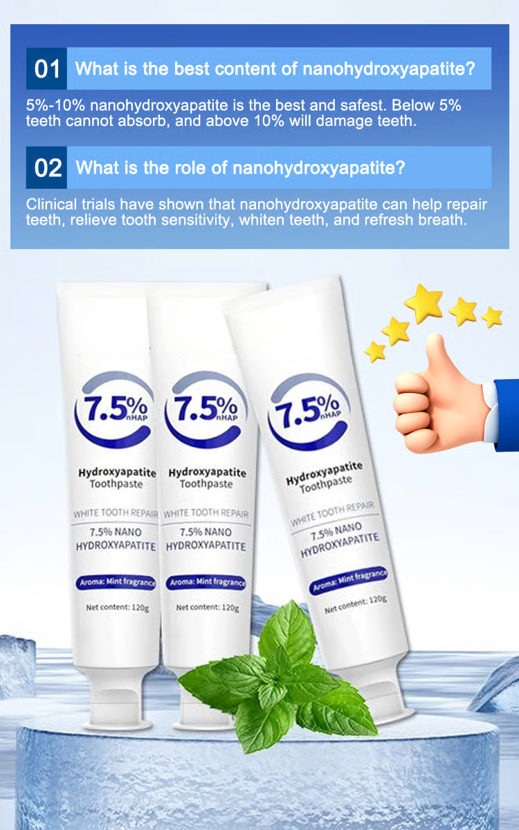 Buy 2 Get 1 Free? 7.5% Nano Hydroxyapatite Toothpaste