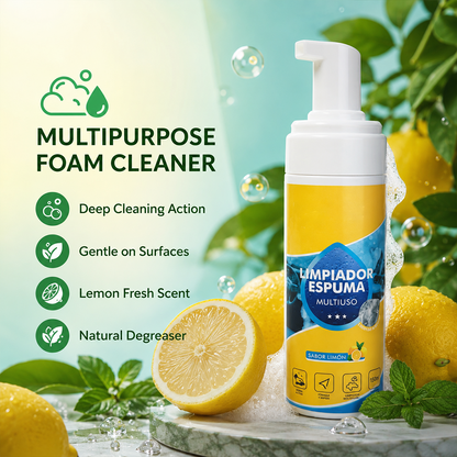 🥳2026 HOT SALE💥Heavy Duty 4 in 1 Multi Enzyme Foam Cleaner Spray ✨🫧Deep Clean Car, Kitchen, Bathroom & Sofa