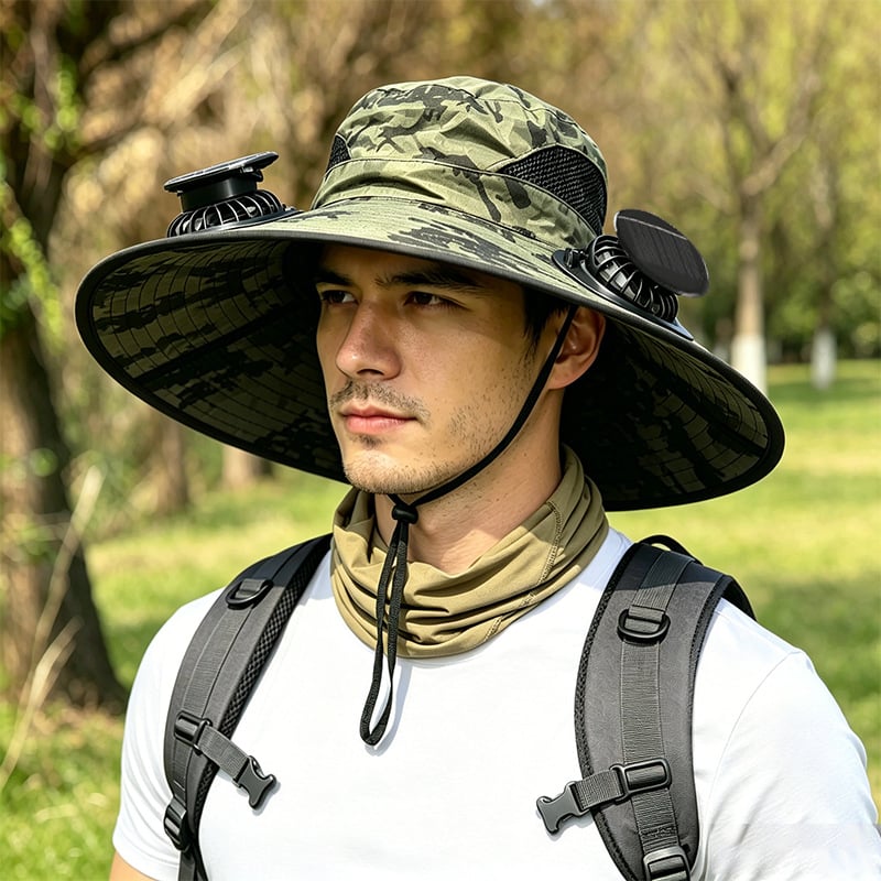 🌞 49% OFF Summer Deal | Ultralight Solar Fan Sun Hat ⚡ Lighter Than a Baseball, Built for Outdoor Cooling
