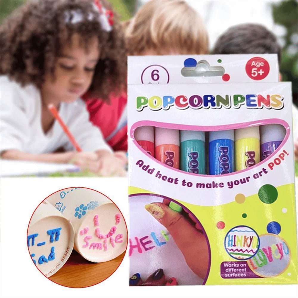 🎁🔮Magic Pen – Draw in 3D with a single stroke!🎄 DIY bubble "popcorn" effect drawing pens – Buy 3 Get 2 🔥