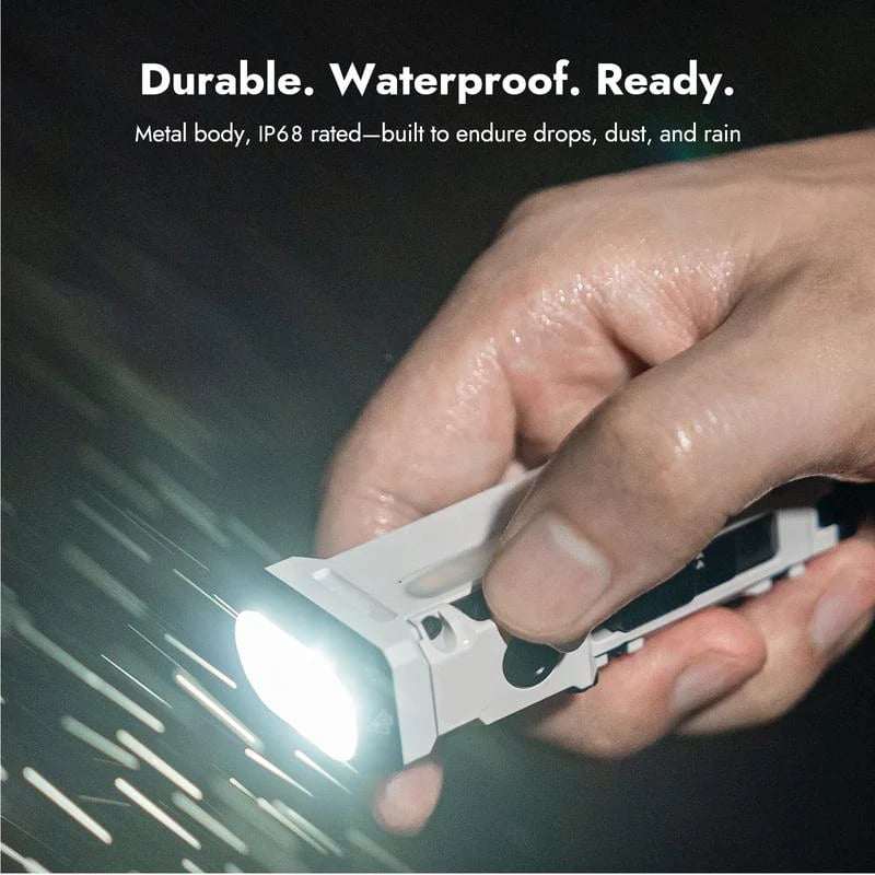 LED work light with 180° rotating head