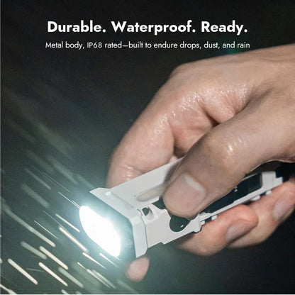 LED work light with 180° rotating head
