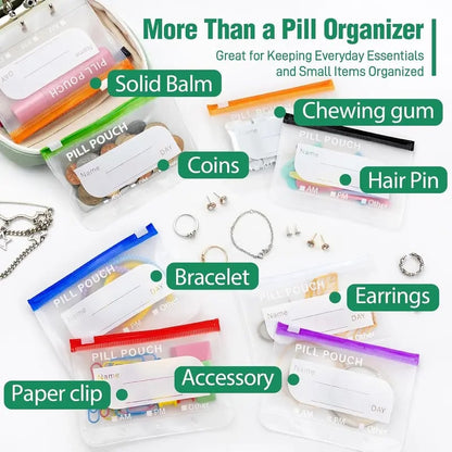 🔥2026 Hot Sale ! Crush‑Proof Waterproof Pill Pouch Set💊