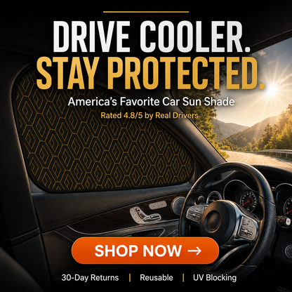 🚗 Premium Car Side Window Sunshade – UV Blocking Privacy Cover