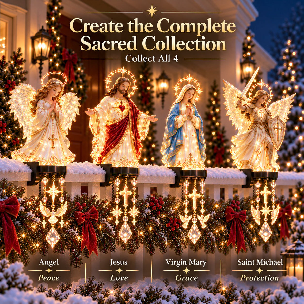 🎁LAST DAY 49% OFF🔥✨ Sacred Christmas Railing Lights