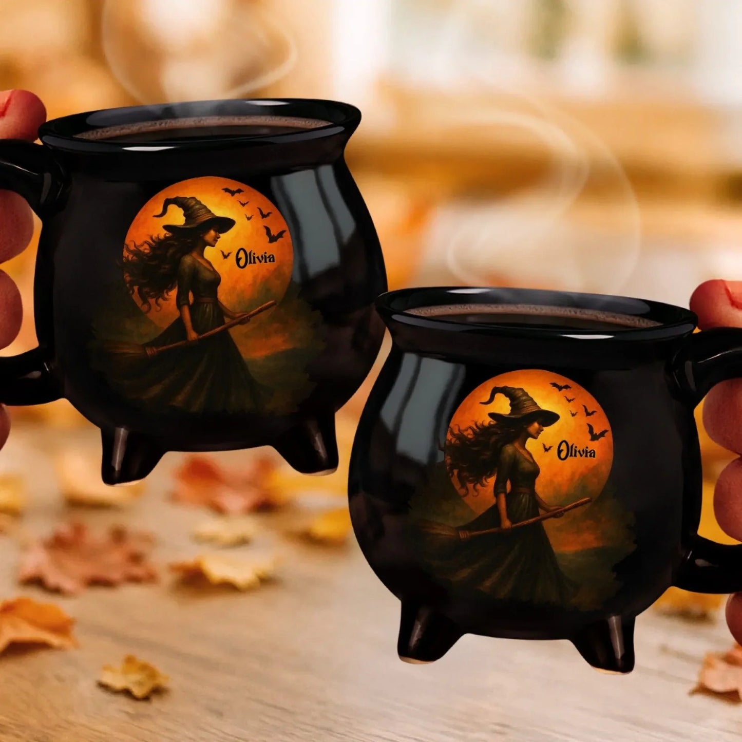 🔥Halloween Early Bird Sale🎃Custom  Witch Cauldron Mug — The Ultimate Halloween Brew! 🔮💀☕️