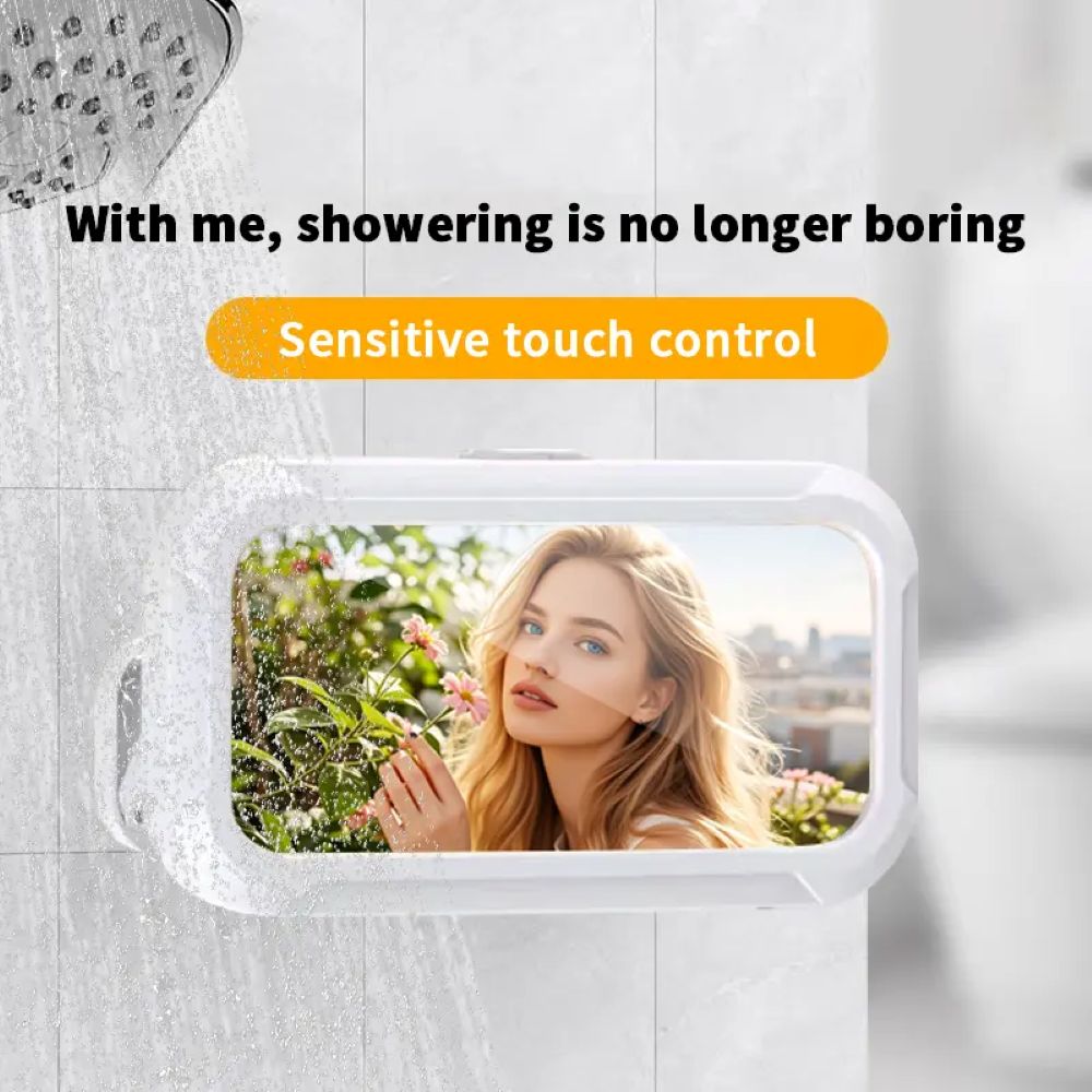 ⏳ Limited-Time 50% OFF | Waterproof Shower Phone Holder 🚿 Hands-Free 360° Rotating Phone Mount