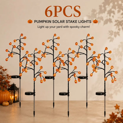 🔥HOT DEAL – 50% OFF🎃 Pumpkin Solar Stake Lights