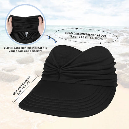 🔥 50% OFF - Women's UPF 50+ UV Protection Sun Visor Hat