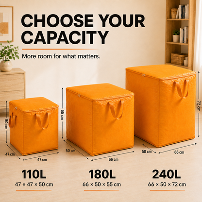 ✨ Season Hot Seller – Extra Large Foldable Storage Bag & Reinforced Handles🔥