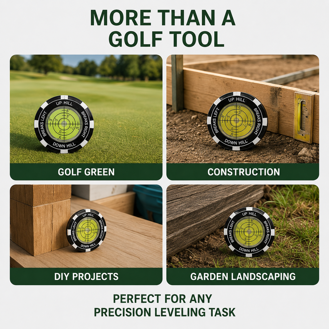 🏌️‍♂️⛳High-Precision Golf Green Reader – Portable Putting Slope Level Training Tool