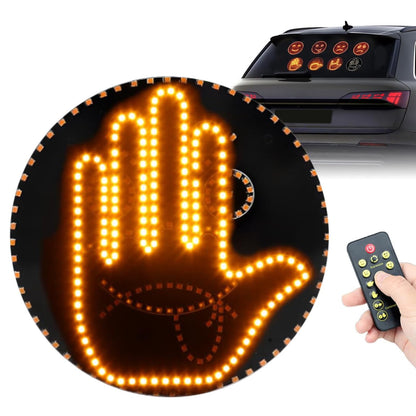 👋✨ Show Your Mood on the Road – Wireless LED Car Gesture Sign 🚗