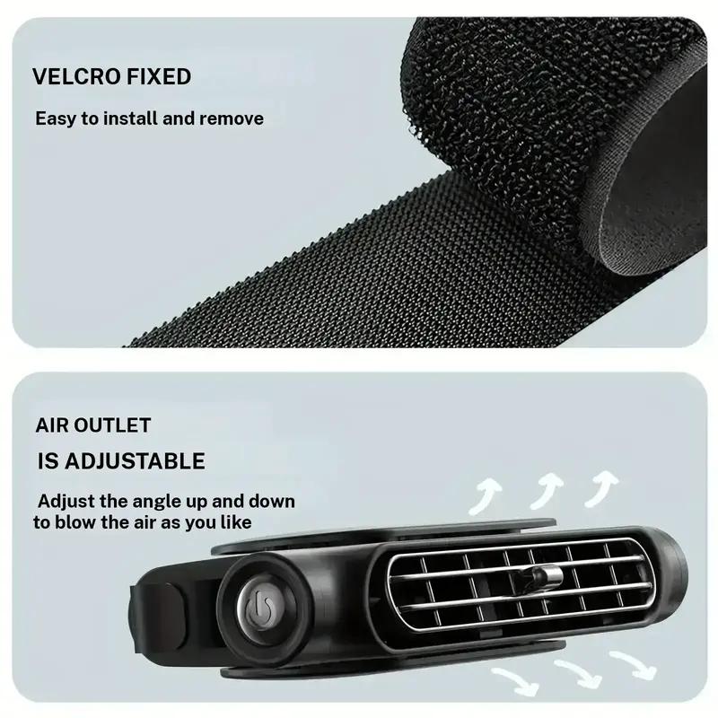 🔥LAST DAY SALE 59% OFF🏆Mytrendyes™ Car Seat Fan 🌬️