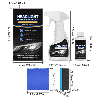 Buy 2 Get 1 Free🚘Automotive Headlamp Restoration Fluid, blurring enhanced crystalline coating refurbisher