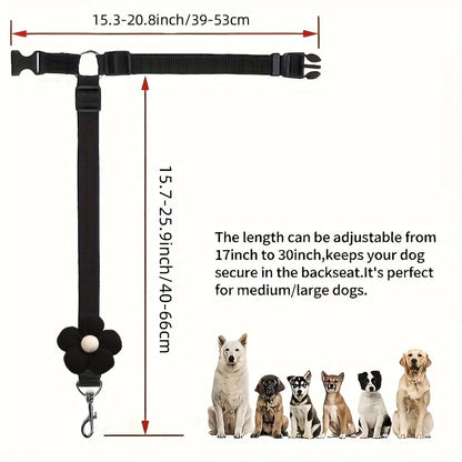 2-Pack Dog Travel Safety Belts