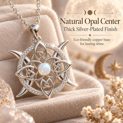 🌙 Sacred Moon Amulet Necklace