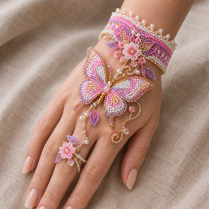 🔥 49% OFF – NEW ARRIVAL✨ DIY Beaded Hand Bracelet Kit – Create Your Own Wearable Art🔥Last 4 hours🔥BUY 3 GET 1 FREE (Add 4 Pcs To Cart)