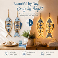 Harbor Blue Fish+Seabreeze Fishbone