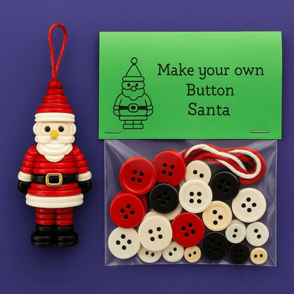 🔥Buy 1 Get 1 Free🎅☃️ DIY Button Ornament Kits