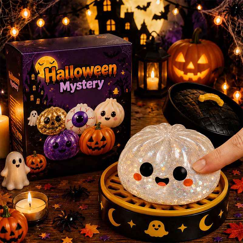 🎃 Halloween Steamer Dumpling Squishy Blind Box | 🔥🔥The Toy Everyone Will Ask About