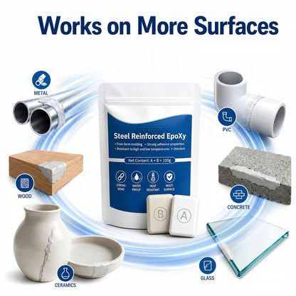 🛠️ Waterproof Heat-Resistant Epoxy Putty Repair Kit💧