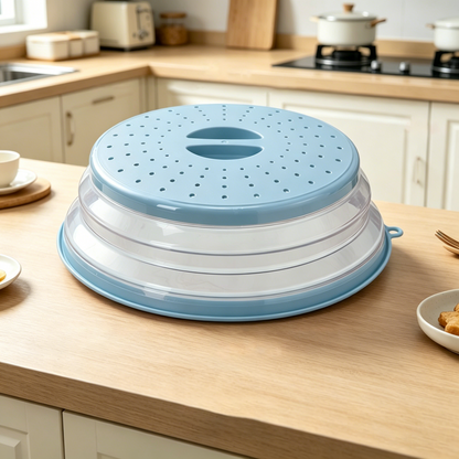 💧Multifunctional Collapsible Silicone Food Cover🫧 — Oil-Resistant & Splash-Proof
