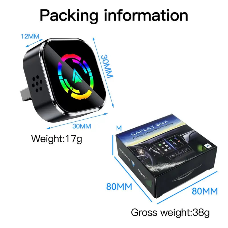 🔥50K+ SOLD!!✨2026 Wireless CarPlay Adapter for Android – Fast, No-Lag, Hands-Free