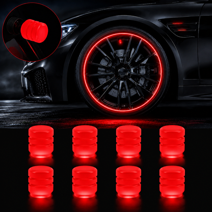 🔥 Buy 2 Get 1 Free! Glow-in-the-Dark Tire Valve Caps ✨