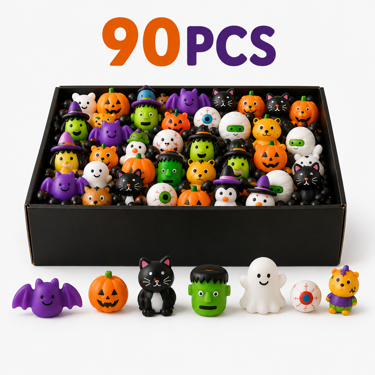 🎃 Halloween Mochi Squishy Toys – Spooky-Cute Mega Pack for Parties & Goodie Bags 👻✨