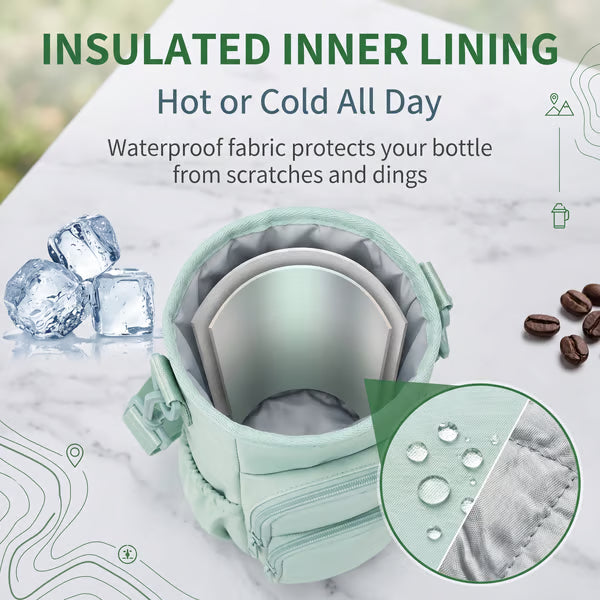 🔥 Hot Sale 50% OFF | 🥤 Water Bottle Carrier Bag for 40oz Tumblers | Stay Hydrated Anywhere