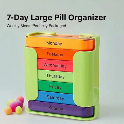 💊 ✨7-Day Medication Organizer - For Effortless Health Management!