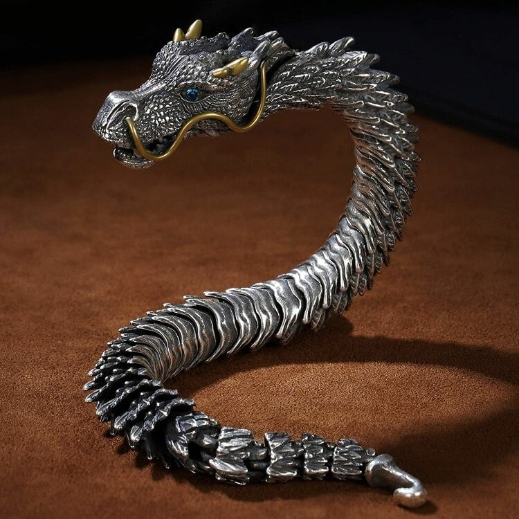 Golden Horn Dragon Bracelet