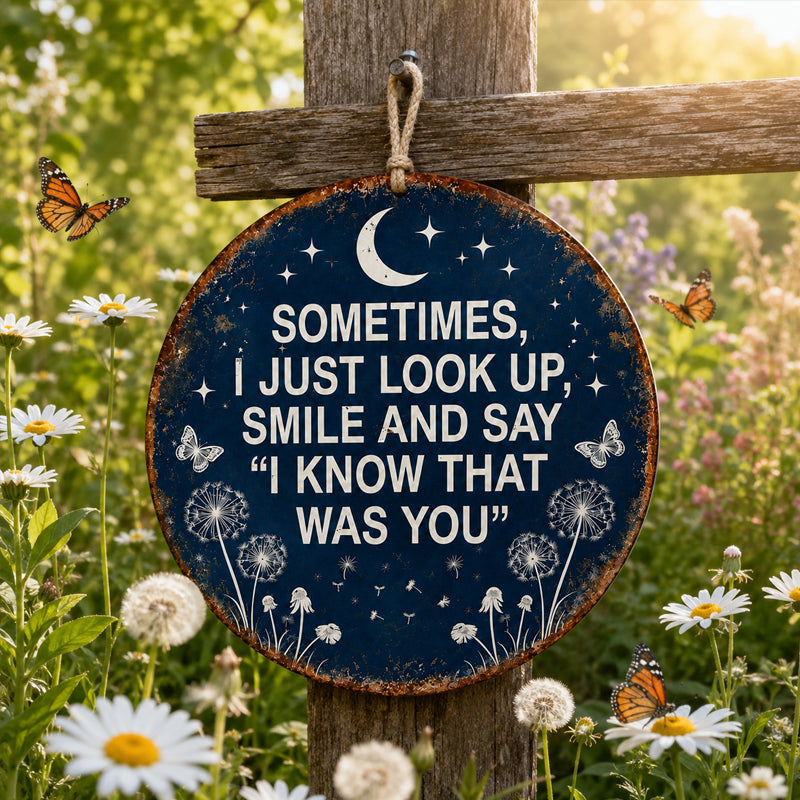 🌿 Limited-Time 49% OFF | Memorial Hanging Garden Sign 🦋 A Heartfelt Reminder of Loved Ones Nearby