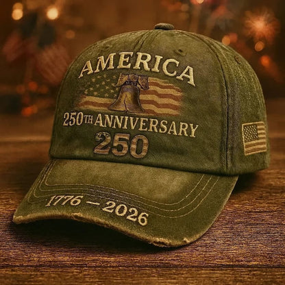 🔥 Hot Sale 50% OFF | 🧢 USA 250th Anniversary Red Cap | Celebrate America's Historic Milestone in Style